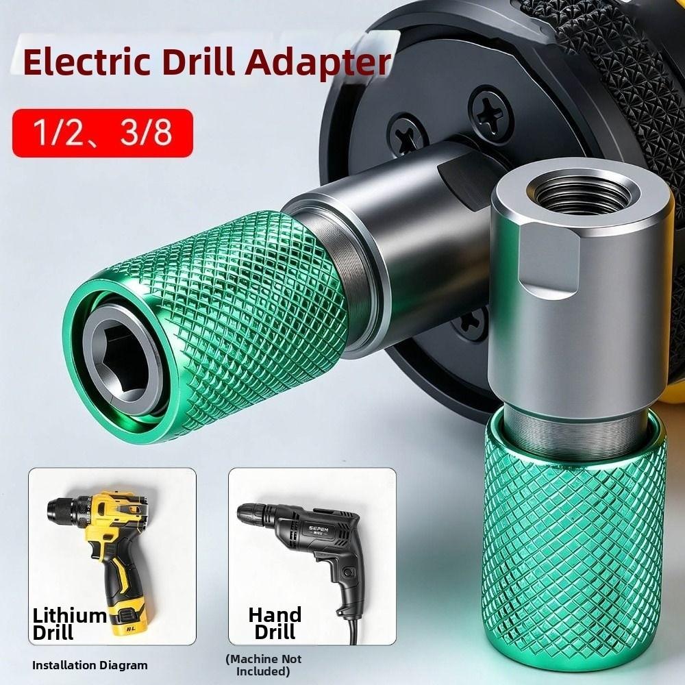 Hex Shank Angle Grinder Adapter Anti-Slip Drill Bit Adapter Anti-Corrosion Drill Chuck Adapter