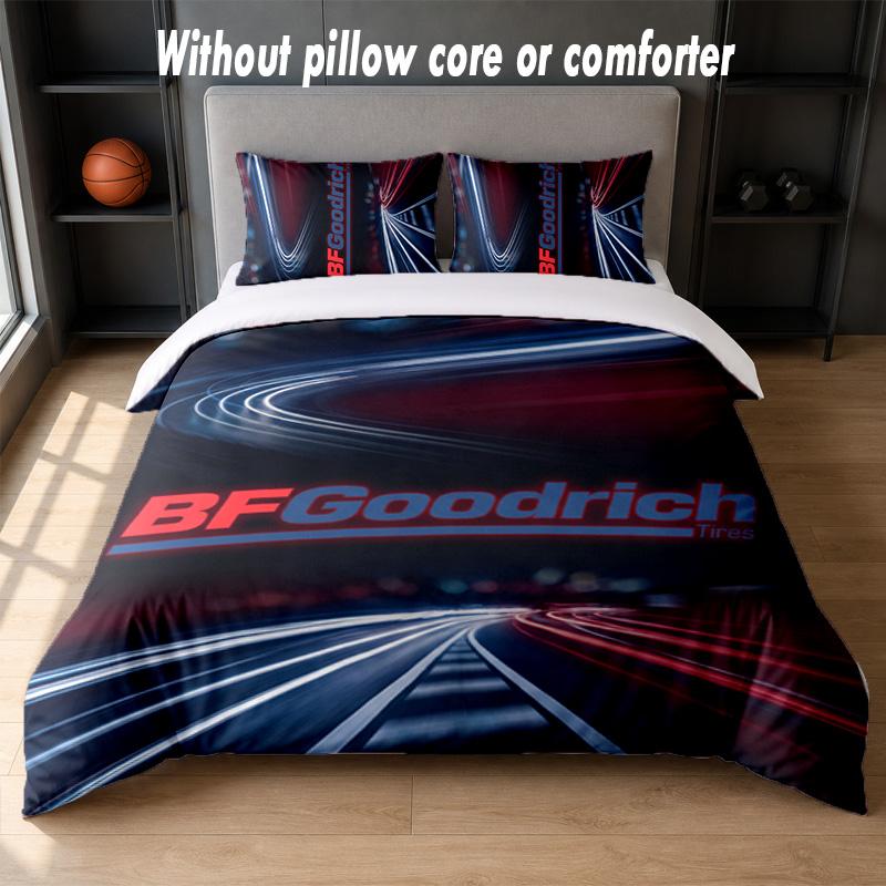 BFGoodrich Design Bed Bedding Set 1 Duvet Cover + 2 Pillowcases Soft Breathable Household Bed Linens