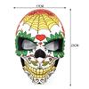 Zombie Skeleton EVA Mask Mexican Day Of The Dead Skull Mask Cosplay Printed Colorful Party Prop Mask Halloween Decoration