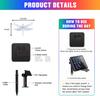 Solar LED Dragonfly String Lights Fairy Lawn Light Outdoor Waterproof Lamp For Home Garden Yard Wedding Decoration Lighting