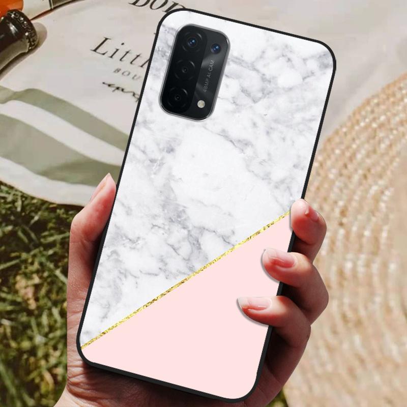 Чехол для Oppo A54 5G Силиконовая задняя крышка Чехол для телефона для Oppo A54 5G CPH2195 Чехлы Мягкий бампер coque для OPPOA54 A 54 5G 6,5 дюйма