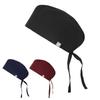 HeadCover Solid Scrub Cap Pure Color Operating Room Work Hat Beauty Unisex Hat Skullies Men Women
