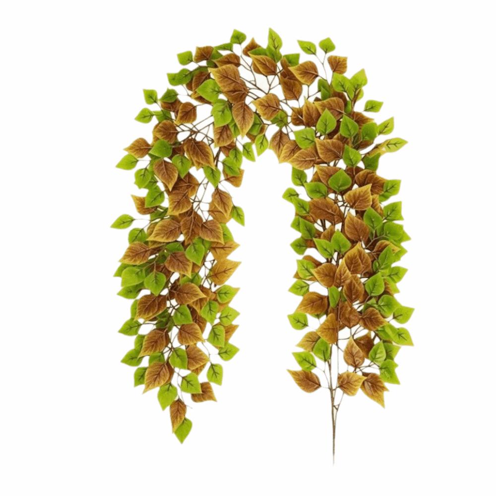 DIY Artificial Leaves Vine Artificial Foliage Artificial Wisteria Vine Garland Garden Decoration