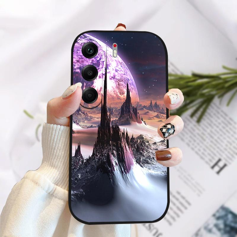 Для телефона Tecno Camon 40 Pro 4G 5G Чехол Мягкий Силиконовый Задняя Крышка Бампер Для Tecno Camon40 Pro 40Pro Защитный Fundas CM5 CM6 CM7