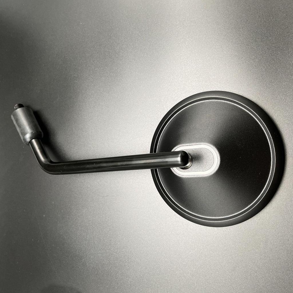 Ретро круглое 10 мм правая резьба мотоциклетное зеркало заднего вида с железным стержнем для M10