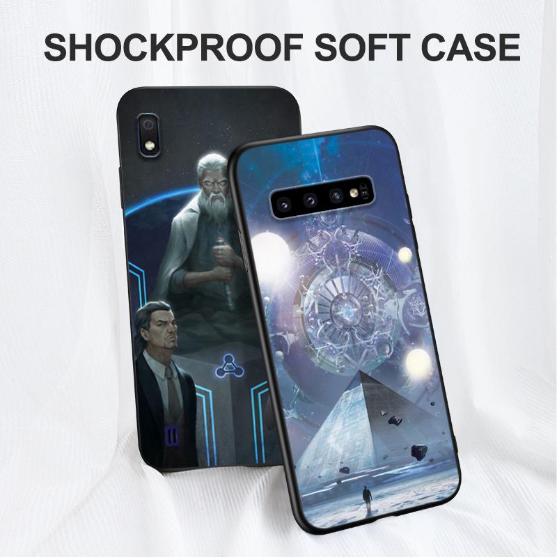 Черный чехол из ТПУ для Samsung Galaxy A6 A8 A9 2018 плюс проблема с тремя телами