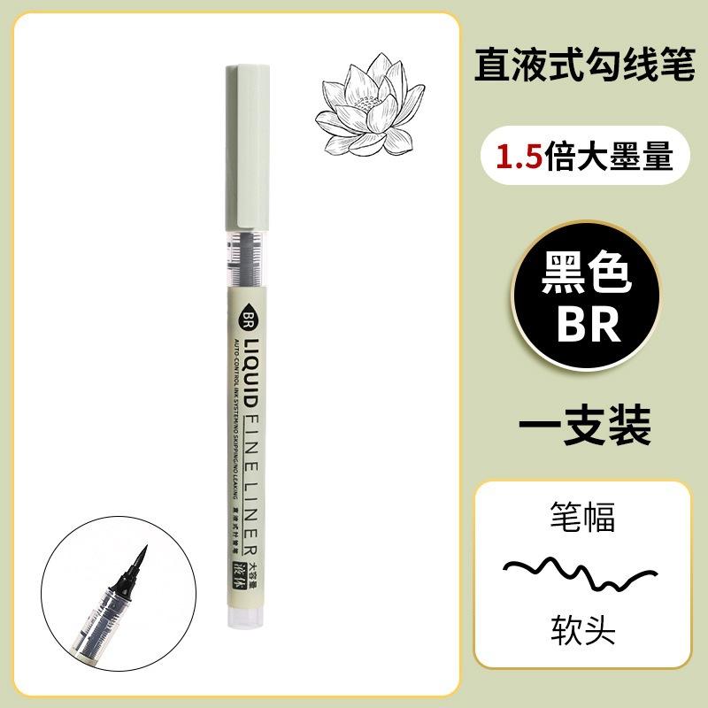 8Pcs Waterproof Fineliner Pens Black Pigment Ink Micron Liner Pen For Drawing Sketching Animation