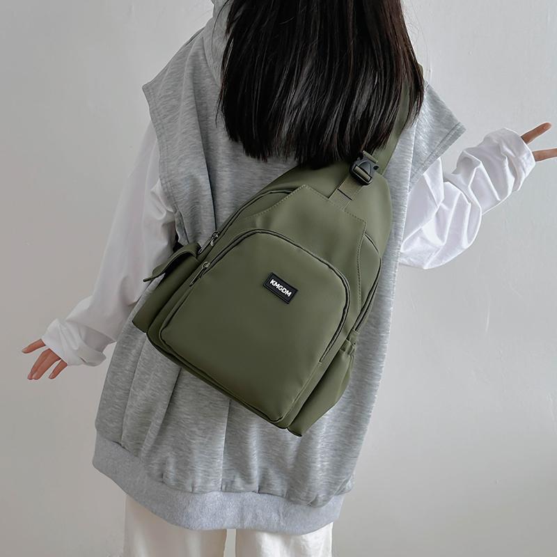 Мини-рюкзак, женская нейлоновая нагрудная сумка, мужская сумка через плечо большой емкости, спортивная сумка для верховой езды на открытом воздухе