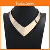 Shaped Creativity V Metal Women Collar Necklace With Fashion Geometric Design