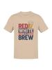 Red White and Brew Men's T-shirt Unisex T-Shirt