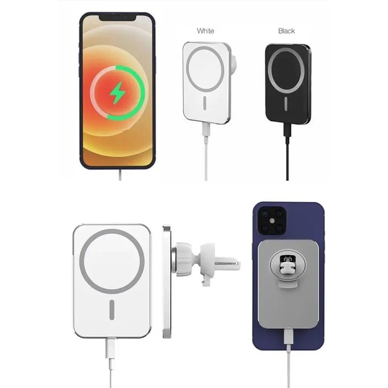 Магнитное быстрое автомобильное беспроводное зарядное устройство 60 Вт, держатель для телефона, автомобильная вентиляционная подставка, держатель для телефона, беспроводное зарядное устройство для iPhone 14, 12, 13 Pro, Samsung Macsafe