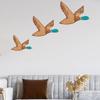 3pcs Wall Decorative Wood Duck ,Wood Decor ,Farm Wooden Decoration for Kitchen,