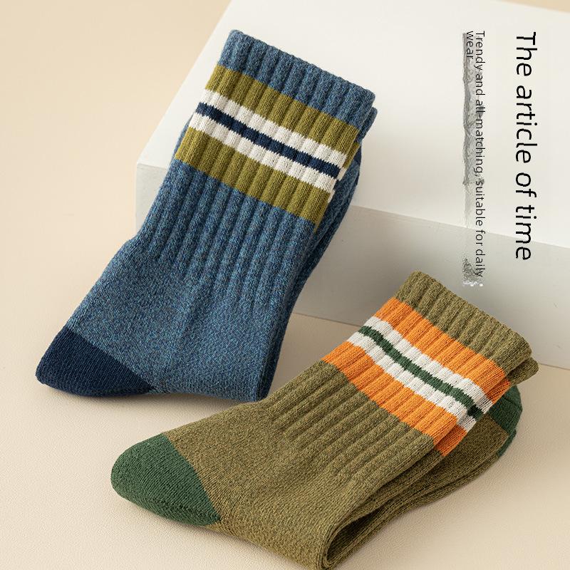 Men's Thick Warm Winter High-Top Mid-Tube Sports Socks