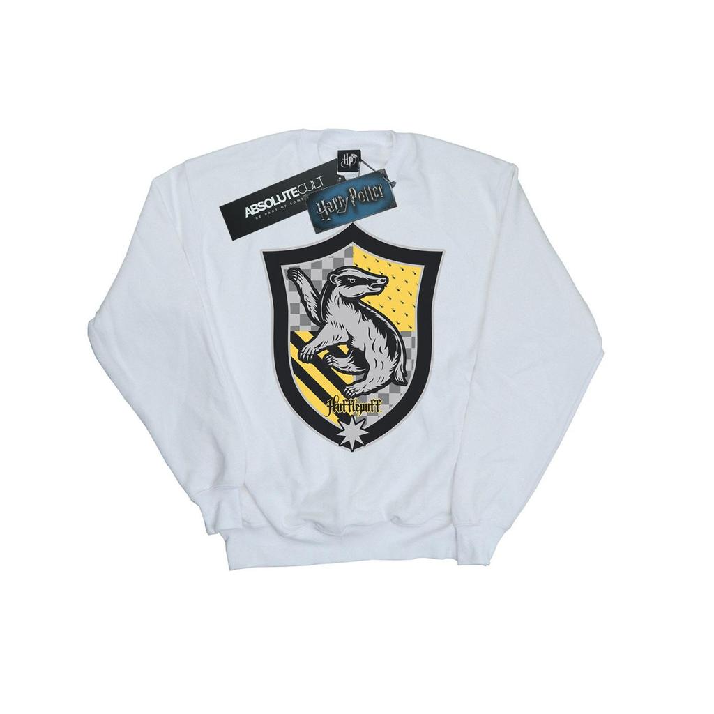 Harry Potter Womens/Ladies Hufflepuff Crest Flat Sweatshirt