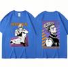 Аниме Hunter X Hunter Hisoka футболка с двусторонним принтом унисекс женская модная повседневная футболка Harajuku хлопковые свободные футболки уличная одежда