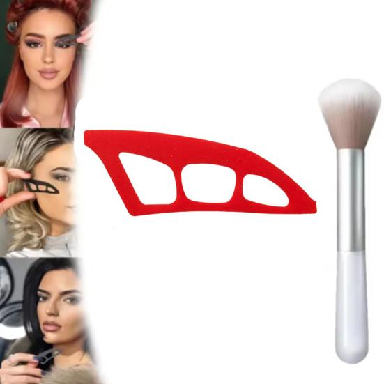 1/2/3/4 шт. силиконовый трафарет для теней для век многоразовый помощник для начинающих помощник для нанесения теней для век шаблон для картирования женские инструменты для быстрого макияжа глаз