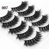 Woman Natural Long Volume Fluffy Wispies Eye Lash Extension 3D Mink Hair False Eyelashes Crisscross