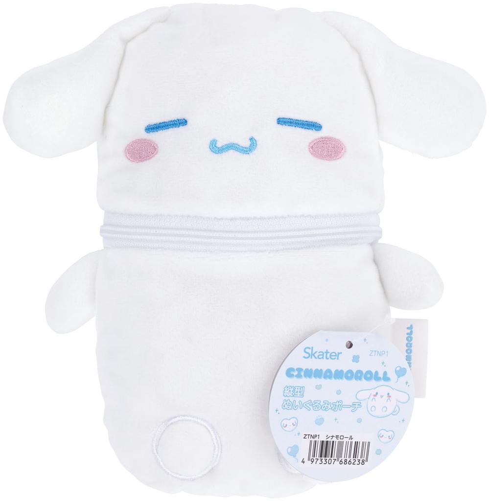 Вертикальный плюшевый чехол Skater Sanrio Cinnamoroll ZTNP1-A