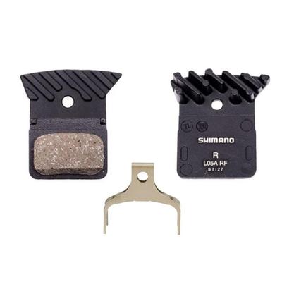 SHIMANO Ремонтные детали тормозные колодки дисковые смола с ребрами 1 пара EBPL05ARFA L05A-RF