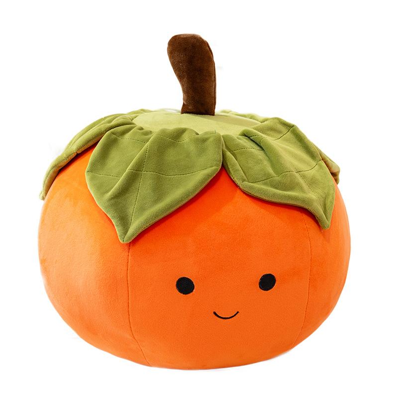 Creative Fun Persimmon Throw Pillow Plush Toy Doll Peanut Doll Home Sofa Pillow Girl Rag Doll