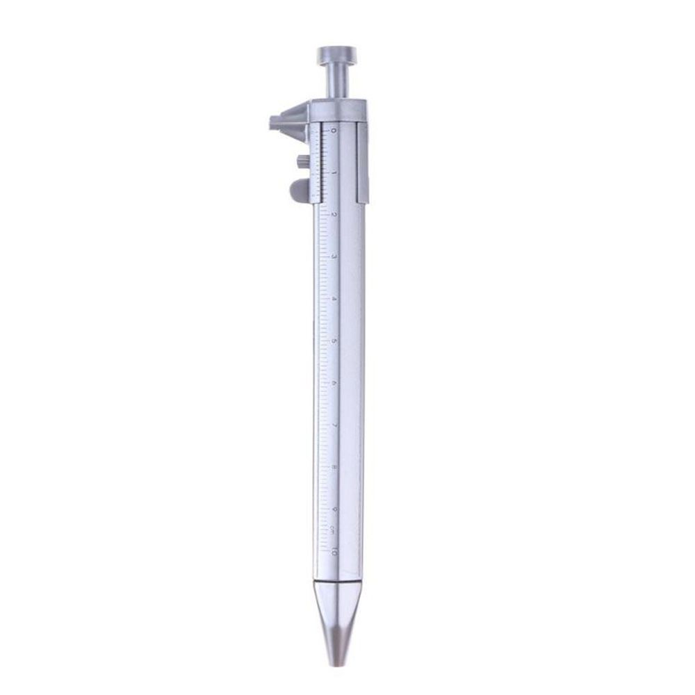 with Blue Refill Cursor Ballpen Caliper Multifunction Scale Ruler Pen Gifts School Office Supplies