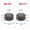 Прямое зубчатое колесо 2M16T/17T/18T/19T Низкоуглеродистая сталь Толщина зубьев 20 мм Металлическая шестерня Модуль 6.28 мм Диаметр отверстия 10 мм Аппаратная часть