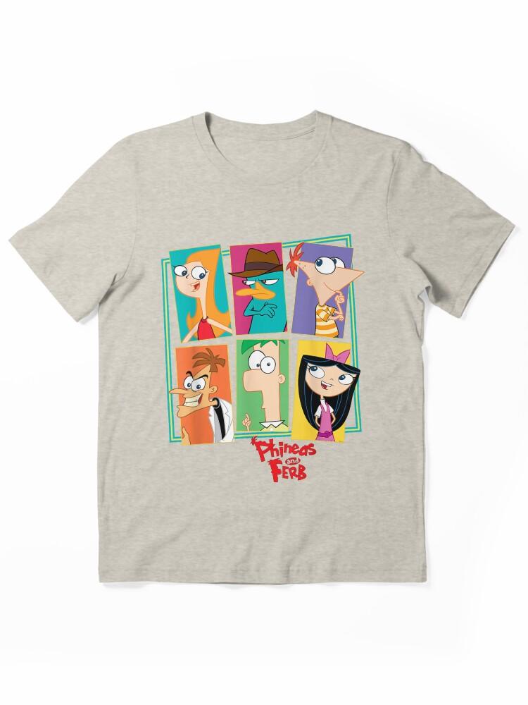 Phineas and Ferb Disney Phineas And Ferb Character Collage Essential T-Shirt
