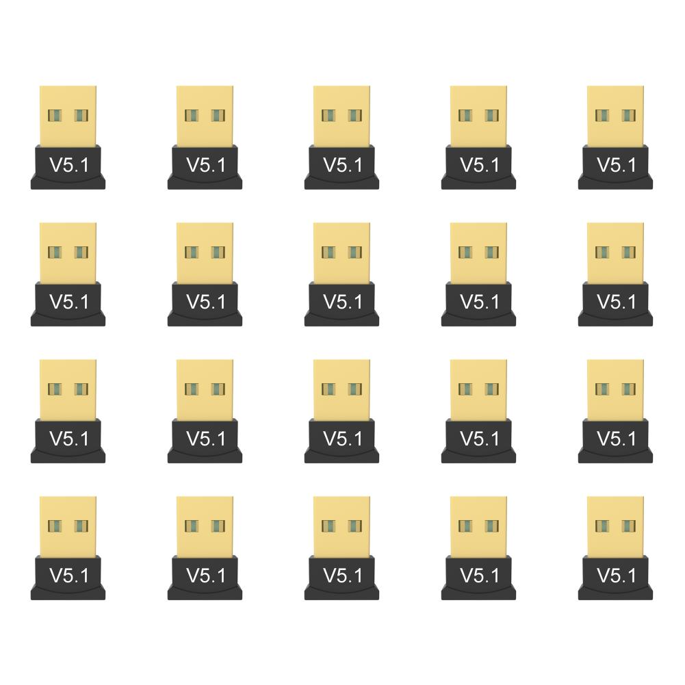 10/20 шт. Беспроводной USB-адаптер Bluetooth 5.3/5.1 Поддержка Windows 11/10/8.1 BT Аудиопередатчик Plug Play Музыкальный приемник Адаптер