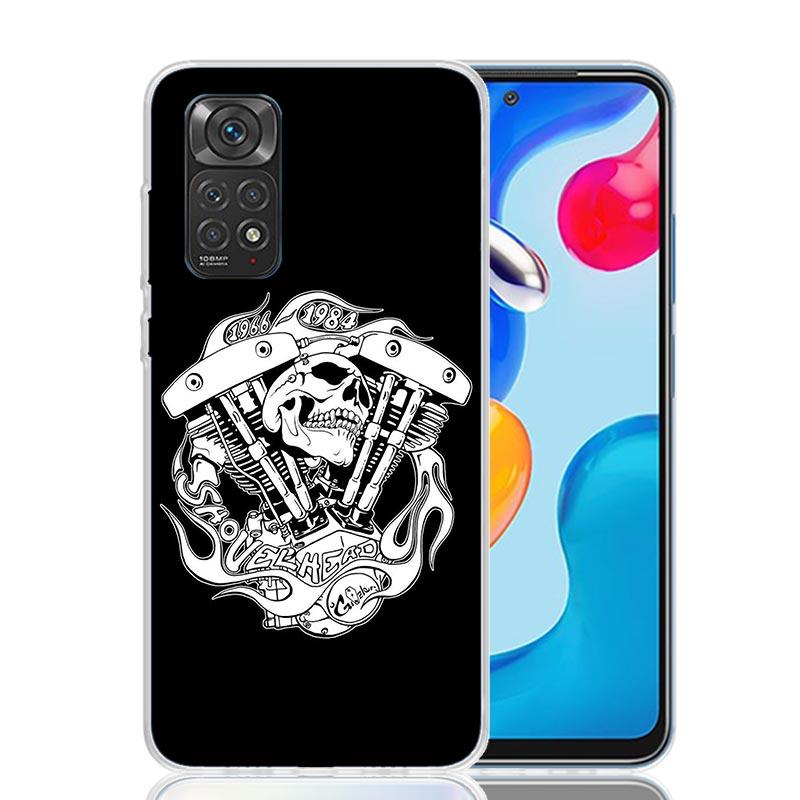 Motorcycle Gear Phone Case For Xiaomi Redmi Note 13 14 15 Pro Plus 12S 12 14S 11S 11E 10 10S 11 11T 5G 4G Cover Coque Redmi Note