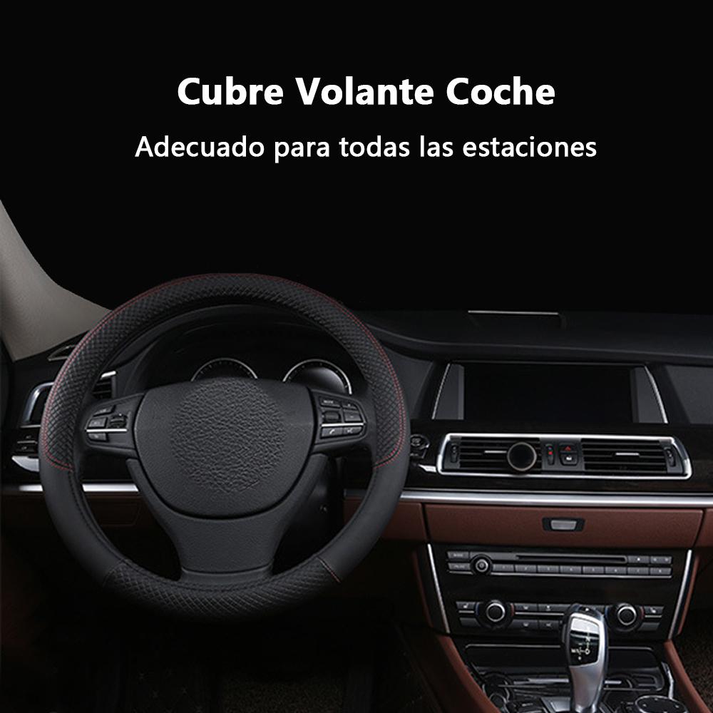 Чехол на руль 38 см из искусственной кожи, противоскользящий, дышащая оплетка из волокна, универсальный чехол на руль