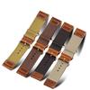 Высокое качество 18 мм 20 мм 22 мм 24 мм зеленый, серый, коричневый, черный, нейлоновый + кожаный ремешок для часов для армейских военных часов, браслет