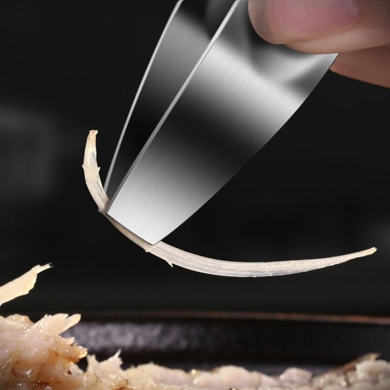 BEPAN 1PC Hair Plucking Tools Stainless Steel Kitchen Fish Bone Clips Poultry Tweezers Clips Kitchen Tools Household Goods