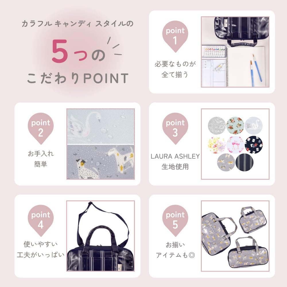 LAURA CANDY STYLE Художественные принадлежности Сумка для красок Набор акварельных красок Sakura Милая наплечная Акварель 12 мл Белая краска ЭШЛИ/КРАСОЧНЫЙ & (Включает Cray-Pas