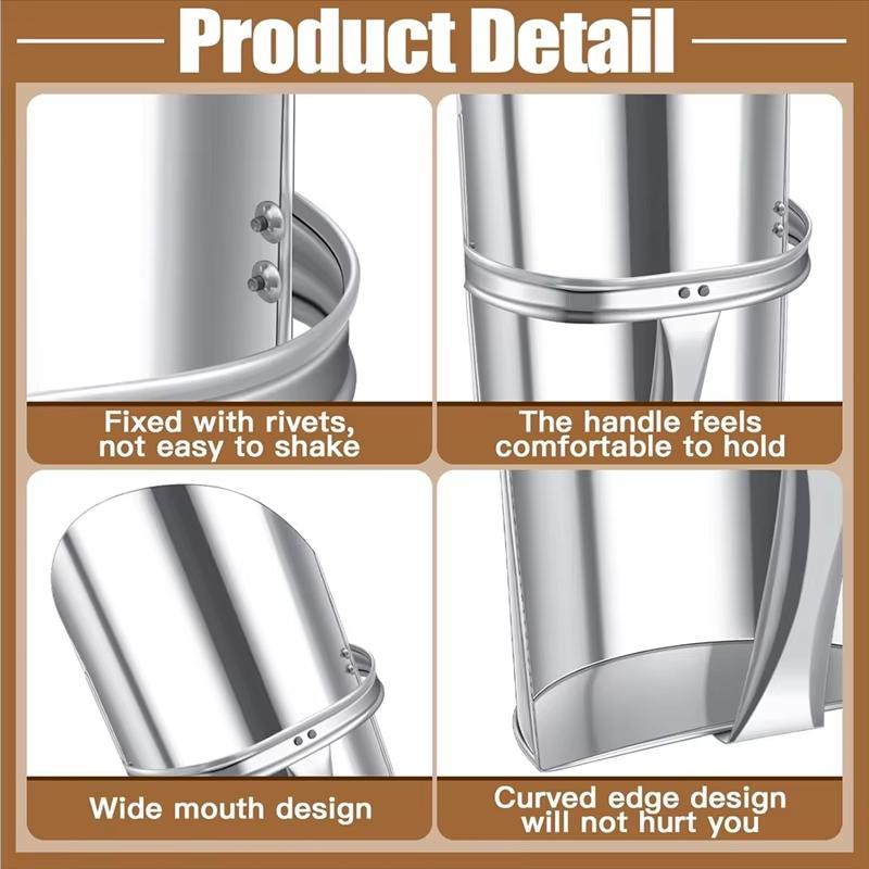 Толстый металл Большая вместимость Совок для риса Совок для корма Многофункциональный Гладкая эргономичная ручка Кухня Супермаркет Фермы