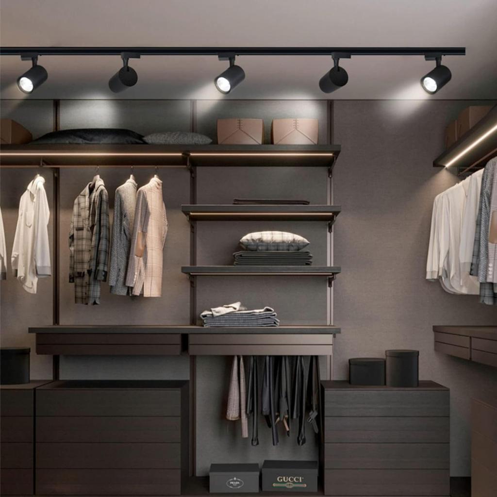 Прожектор для освещения рельса 300 Вт цветная лампочка с дистанционным управлением дневной свет дневной свет энергопотребление большой световой поток угол облучения беспроводной