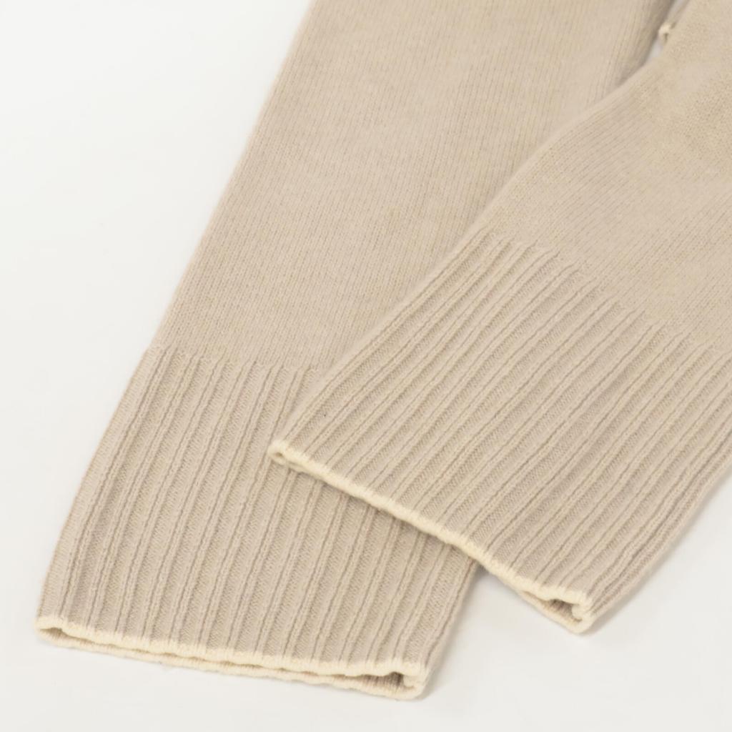 FOXEY 39917 Beige Lounge Knit Top Cashmere Sweater Tops Not Written beigeUsed