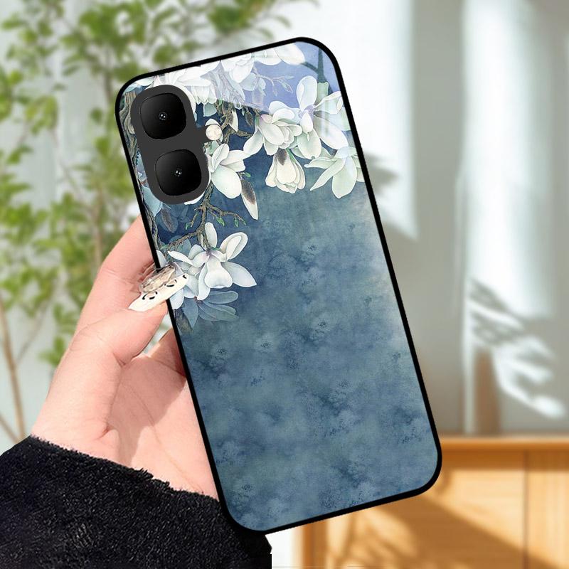 Для Infinix Smart 10 X6725 Чехол Закаленное Стекло Ударопрочная Задняя Крышка Чехлы Для Телефона Для Tecno Pop 10 Защитный Чехол Для Камеры Fundas