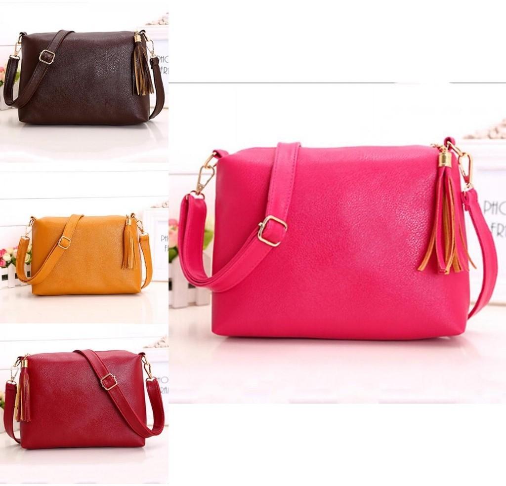 Body Women Cross Bag Colorful Fashion Shoulder Diagonal Bagtassel Handbag