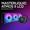 Система жидкостного охлаждения CPU Cooler Master ML 360 Atmos II LCD ARGB Simple, Черная, MLX-D36M-A25SZ-L1 (FN2543)