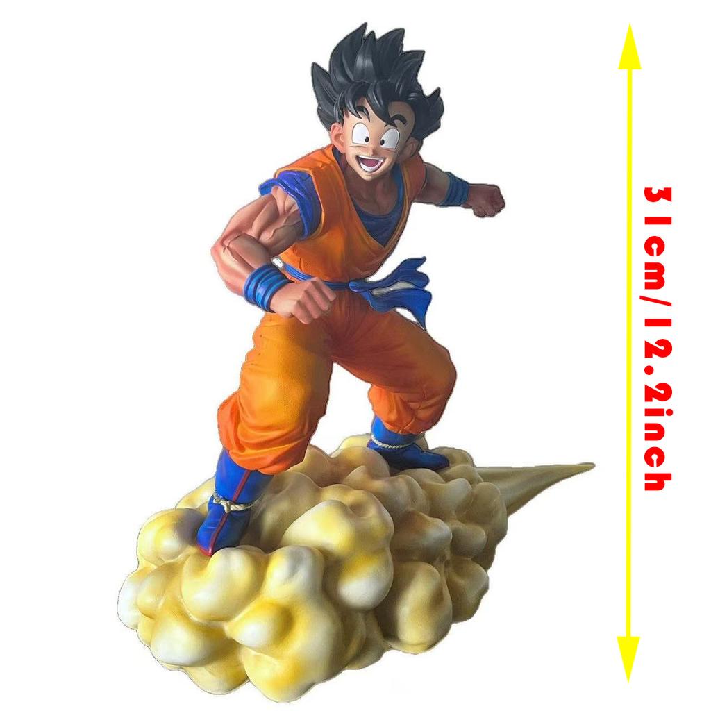 31cm/12.2inch Drogan Boll Z Cloud Gocool Figure Super Saiyan Son Gocool Action Figures Gk Statue Collection Model Toy Gifts