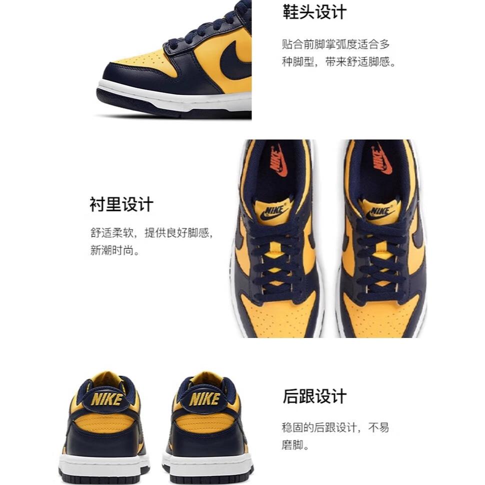 Nike Dunk Low Michigan 2021/2024 GS CW1590-700