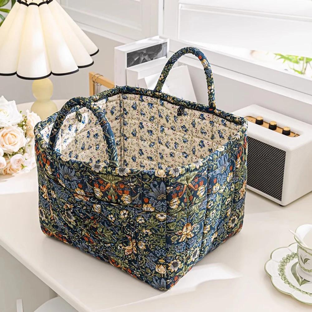 Корзина для хранения ткани в стиле бохо, портативная стеганая корзина для белья, складные корзины для сортировки грязной одежды и нижнего белья