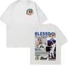 Rapper BLESSD BENDECIDO Tour Cover Merch Graphic T Shirts Unisex Fashion Trend Cool Cotton Oversized Tshirt Streetwear