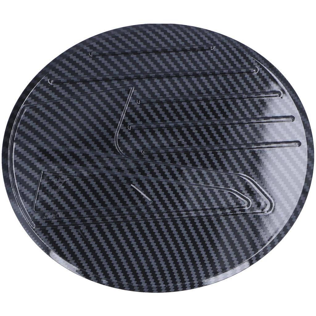 Fuel Tank Cover Trim Gas Cap Lid Carbon Fiber Style Decoration for Mazda CX 30 2020 2021