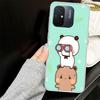 Милый чехол-котик Гома с персиком для Xiaomi Redmi 14C 13C 13 12C 12 10C 10 10A Чехол для телефона 9C 9 9A 9T 8 8A 7 7A 6 6A K70 K40 K20 Pro
