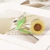 Molans Большие цветы подсолнуха Зажим для волос Заколка Клипсы Укладка волос Женщины Девушки Аксессуары для волос Металлический зажим Головной убор