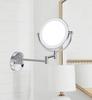 8 Inch Wall Mounted Bathroom Mirror Brass Mirror LED LED Light Folding Makeup Mirror Cosmetic Mirror Lady Gift | Bathroom Mirrors
