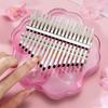 Transparent Kalimba Mini Fingers Piano 17/21 Keys Keyboard Instruments Gift Thumbs Piano Leisure and Entertainment