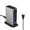 High-End 520W GaN Charger: Fast 8-Port Desktop Station with AI Digital Display