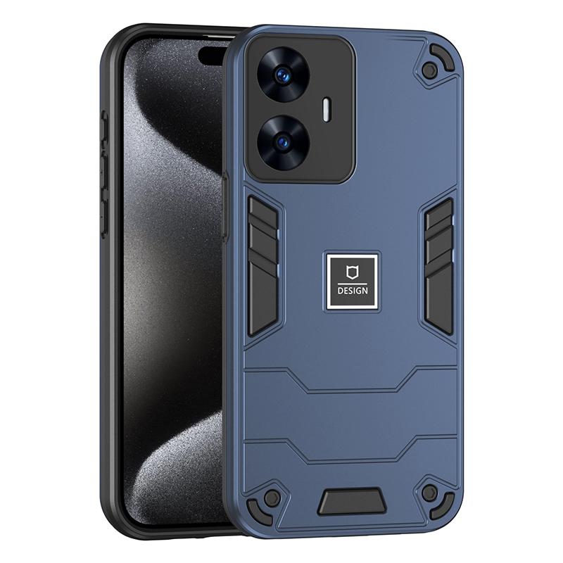 Для Realme C51 C53 C55 Бронированный Магнитный Жесткий ПК Чехол для Телефона Для Realme C53 Для Realme C55 Защита Объектива Противоударный Чехол
